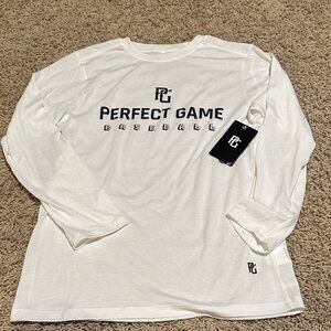 New with Tags Perfect Game Baseball Long Sleeve Shirt